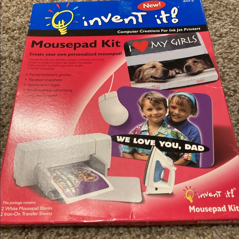 Create Personalized mousepad kit (one mousepad)